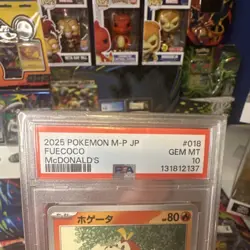 Pokemon TCG Fuecoco 018/M-P McDonald's Promo JP Holo PSA 10 (2025) - Image 3