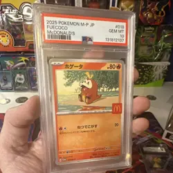Pokemon TCG Fuecoco 018/M-P McDonald's Promo JP Holo PSA 10 (2025) - Image 4