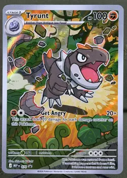 2026 Pokemon Perfect Order Tyrunt 070 TCB ETB Black Star Promo Holo - Image 1
