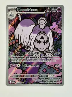 Pokemon TCG - Houndstone - 145/132 -2025 Mega Evolution ME01:MEG IR - Image 2
