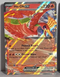Ho-Oh EX 007/034 CLC Classic Collection Holo Charizard Deck NM-LP Pokemon (X2) - Image 2