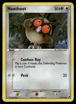 HOOTHOOT 59/115 COMMON STAMPED UNSEEN FORCES POKEMON NM - Image 2