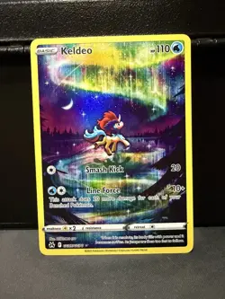 Pokemon Keldeo GG07/GG70 Crown Zenith Galarian Gallery Ultra Rare Full Art Holo - Image 1