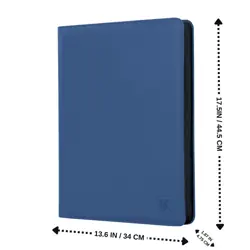 1000+ Pockets Trading Card Binder 16-Pocket Card Ablum Compatible w/ MTG (Blue) - Image 2