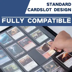 1000+ Pockets Trading Card Binder 16-Pocket Card Ablum Compatible w/ MTG (Blue) - Image 3