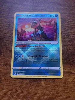Radiant Greninja 046/189 Radiant Rare Astral Radiance Pokemon Near Mint - Image 1
