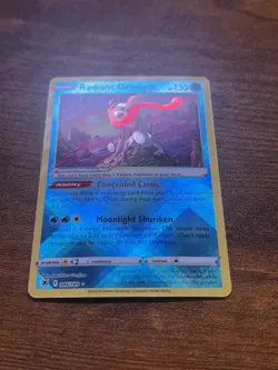 Radiant Greninja 046/189 Radiant Rare Astral Radiance Pokemon Near Mint - Image 2