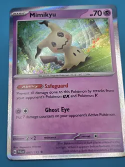 Pokemon TCG SV: Paldea Evolved Mimikyu - 097/193 Holo NM - Image 1