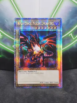 Yugioh Red-Eyes Black Dragon LC01-EN006 Quarter Century Secret Rare NM - Image 1