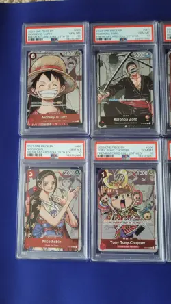 PSA 10 One Piece Card Game 25th Anniversary Set Sequential English Luffy Zoro ! - Image 3