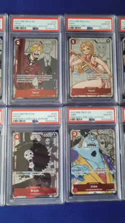PSA 10 One Piece Card Game 25th Anniversary Set Sequential English Luffy Zoro ! - Image 4