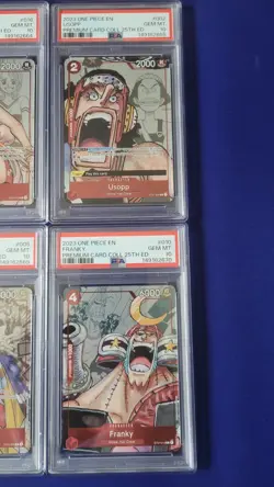 PSA 10 One Piece Card Game 25th Anniversary Set Sequential English Luffy Zoro ! - Image 5
