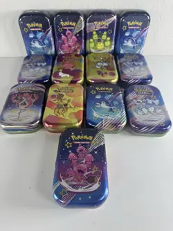 Collection Of Pokemon Tins No Cards/Packs - Image 3