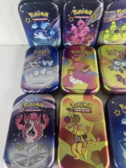 Collection Of Pokemon Tins No Cards/Packs - Image 5