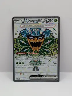 Pokemon Card Teal Mask Ogerpon EX 190/167 Twilight Masquerade Holo NM 🤍 - Image 1