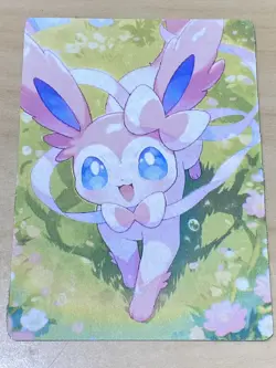 Anime ART STYLE Sylveon Fan Full Art Pokemon Custom Card/perfect bookmark - Image 3