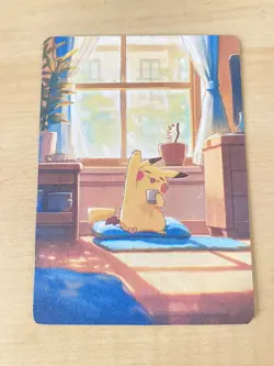 Anime ART STYLE Pikachu Fan Full Art Pokemon Custom Card/perfect bookmark - Image 1