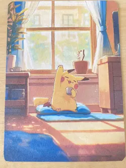 Anime ART STYLE Pikachu Fan Full Art Pokemon Custom Card/perfect bookmark - Image 2