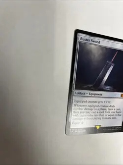Buster Sword Nonfoil Card #0255 MTG LP - Image 5