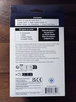 Ultra Deck the Three Captains One Piece Card Game, ST10, Sealed - Image 3