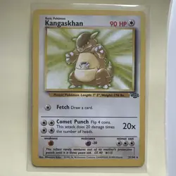 JUNGLE - NON HOLO - 21/64 KANGASKHAN - WOTC POKEMON CARD - Image 1