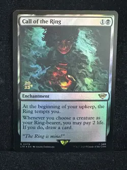 Call Of The Ring - MTG LOTR Pre-Release Rare 0079 Foil NM - Image 1