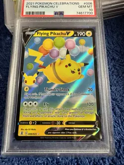 Flying Pikachu V 006/025 Pokemon Celebrations Card - PSA 10 GEM MT - Image 2