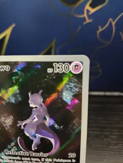 Mewtwo SVP 052 Scarlet Violet 151 Promo Illustration Rare Pokemon Card NM - Image 3