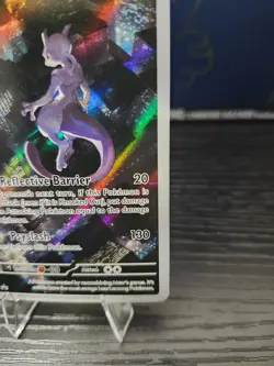 Mewtwo SVP 052 Scarlet Violet 151 Promo Illustration Rare Pokemon Card NM - Image 5
