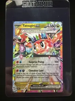 Tatsugiri ex 142/191 SSP Double Rare Holo Pokemon TCG Card Near Mint NM - Image 5