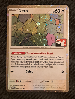 151 Ditto 132/165 Play! Prize Pack stamp Series 6 Promo Card Cosmo holo - Image 1