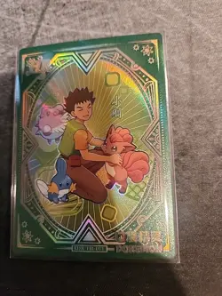 Brock HR KDJL-HR-011 Eif Baby Chinese Pokemon Trainer Card - Image 1