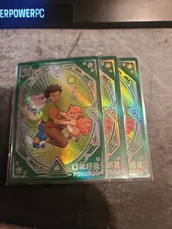 Brock HR KDJL-HR-011 Eif Baby Chinese Pokemon Trainer Card - Image 4