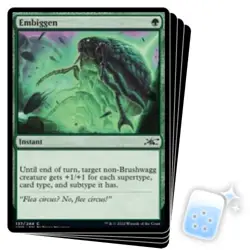 EMBIGGEN X4 Unfinity Magic MTG MINT CARD - Image 1