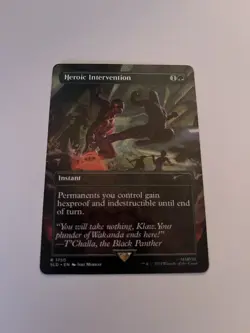 MTG Magic Marvel Secret Lair Black Panther Heroic Intervention - Image 1