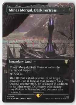 Minas Morgul, Dark Fortress (Borderless) #514 (Foil) NM Lord of the Rings - Image 1