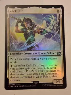 Zack Fair Final Fantasy Foil - Image 1