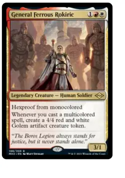 General Ferrous Rokiric + 10 Random Rares MTG Magic the Gathering Gift Set Lot - Image 1