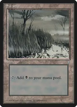 MTG Ice Age --- SWAMP (374) --- Common! NM! Magic the Gathering! - Image 1