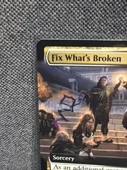 EN - Fix What's Broken (Extended Art) - 350 - SOS - NM - Image 2