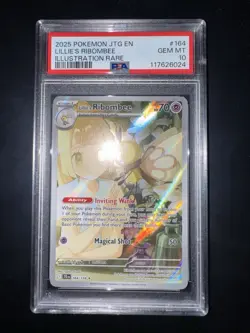2025 Pokemon Journey Together Lillie's Ribombee #164/159 PSA 10 GEM MINT - Image 3