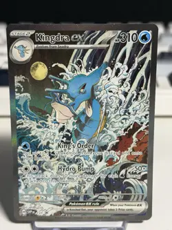 Pokemon Kingdra EX 131 SIR Scarlet and Violet Black Star Promo Holo-Nm - Image 1