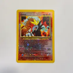 Entei #34 Black Star Promo Reverse Holo Rare Vintage Pokemon - Image 1