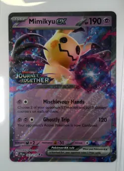 Mimikyu ex 069/159 Holo Scarlet Violet Journey Together Pokemon TCG JUMBO - Image 1