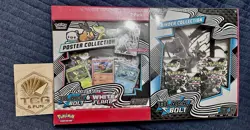 Pokemon Scarlet & Violet Black Bolt Binder Booster Poster CoLL. Box case VICTINI - Image 1