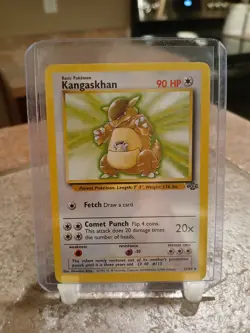Pokemon TCG Kangaskhan 21/64 Jungle Non-Holo Rare (Has Playwear) - Image 1