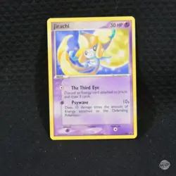 Pokemon Jirachi 021 Black Star Promo Rare Holo WotC Nintendo TCG Card - Image 1