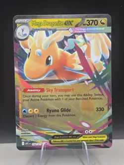 MEGA DRAGONITE EX 152/217 DOUBLE RARE ASCENDED HEROES POKEMON HOLO NEAR MINT - Image 1