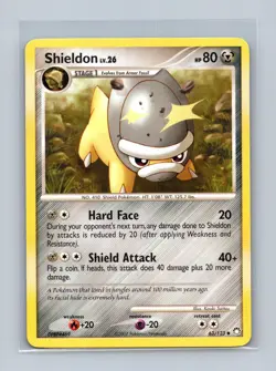 Shieldon 63/123 Uncommon Mysterious Treasures Pokemon Lightly Played - Image 1