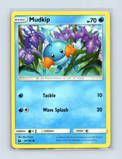 Mudkip 33/168 Common Celestial Storm Pokemon Lightly Played - Image 1